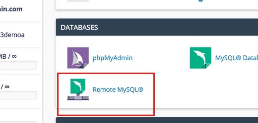 Remote MySQL trong cPanel 