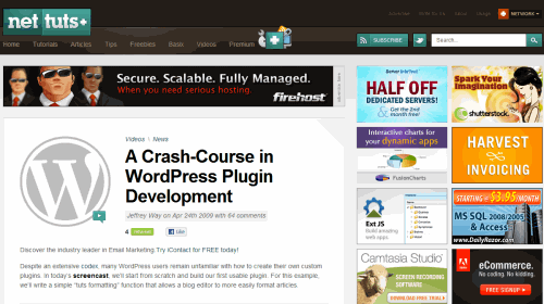 Một khóa học Crash trong phát triển Plugin WordPress 