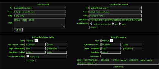 Ảnh chụp màn hình Backdoor 