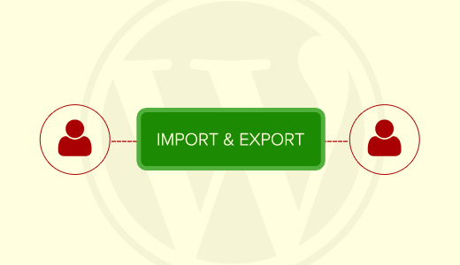 Xuất nhập khẩu Người dùng WordPress 
