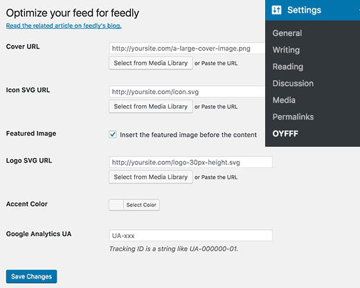 Tối ưu hóa nguồn cấp dữ liệu WordPress cho cài đặt Feedly 