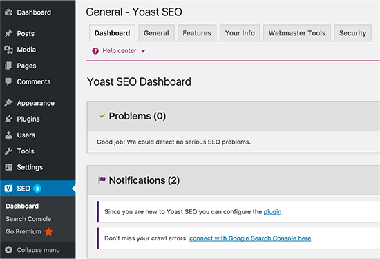 Cài đặt plugin Yoast SEO 